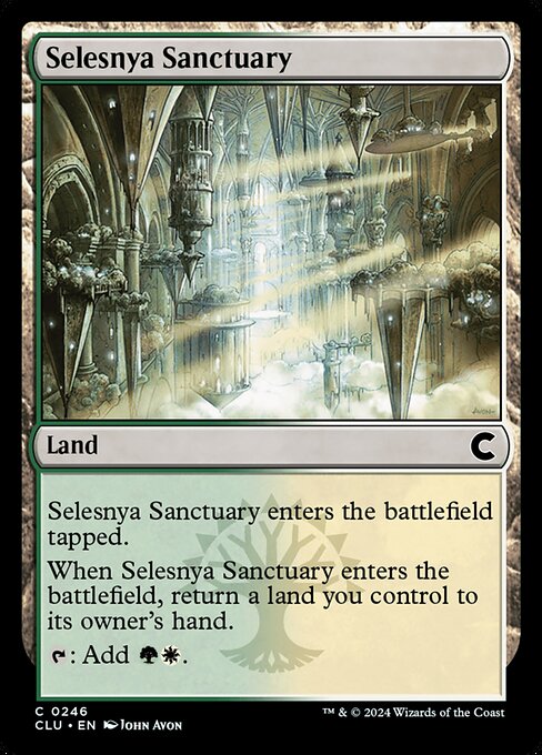 Selesnya Sanctuary - Ravnica: Clue Edition Magic card