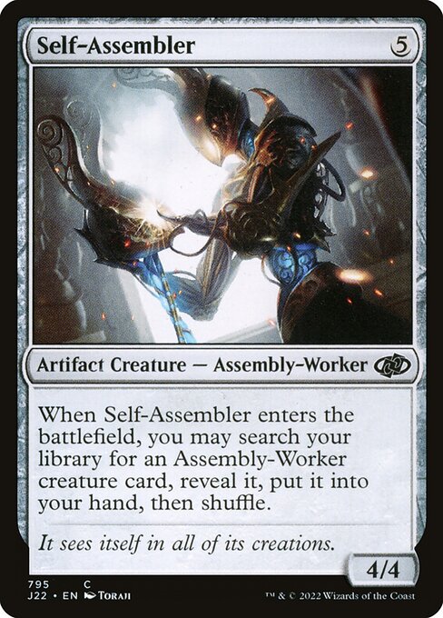 Self-Assembler - Jumpstart 2022 (#795) - Illustrated by Toraji - Magic: The Gathering Card