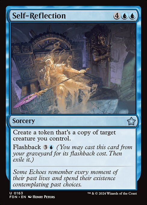 Self-Reflection - Foundations Magic card