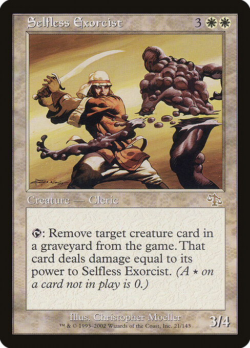Selfless Exorcist - Judgment Magic card