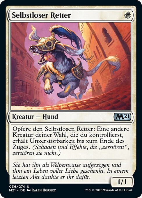 Selfless Savior - Secret Lair Drop (#732) - Illustrated by Randy Vargas - Magic: The Gathering Card