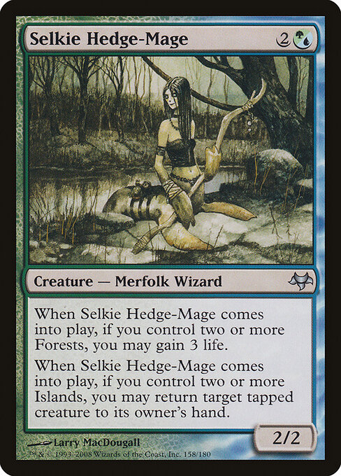 Selkie Hedge-Mage - Eventide Magic card
