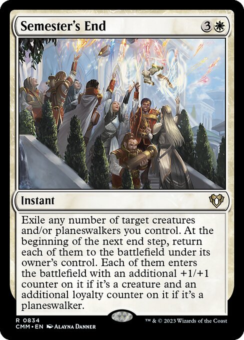 Semester's End - Commander Masters Magic card