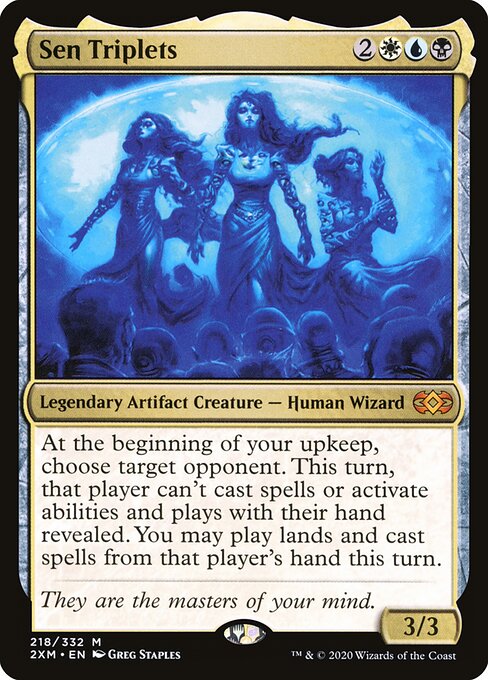 Sen Triplets - Double Masters Magic card