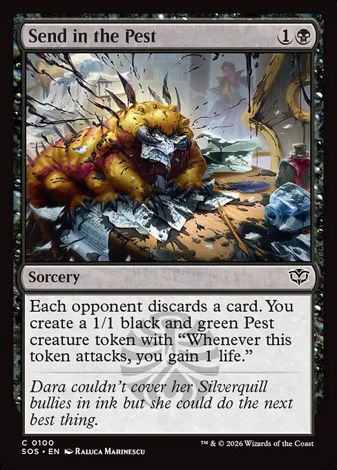 Send in the Pest - Secrets of Strixhaven Magic card