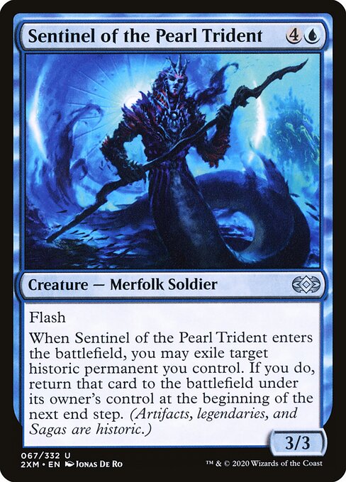 Sentinel of the Pearl Trident - Double Masters (#67) - Illustrated by Jonas De Ro - Magic: The Gathering Card