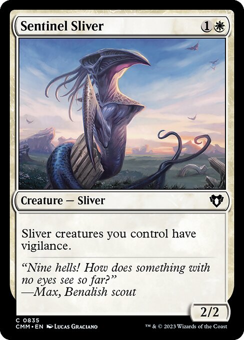Sentinel Sliver - Commander Masters Magic card