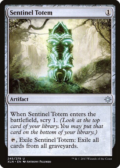 Sentinella Totemica (Sentinel Totem) - Ixalan (#245) - Illustrated by Anthony Palumbo - Magic: The Gathering Card