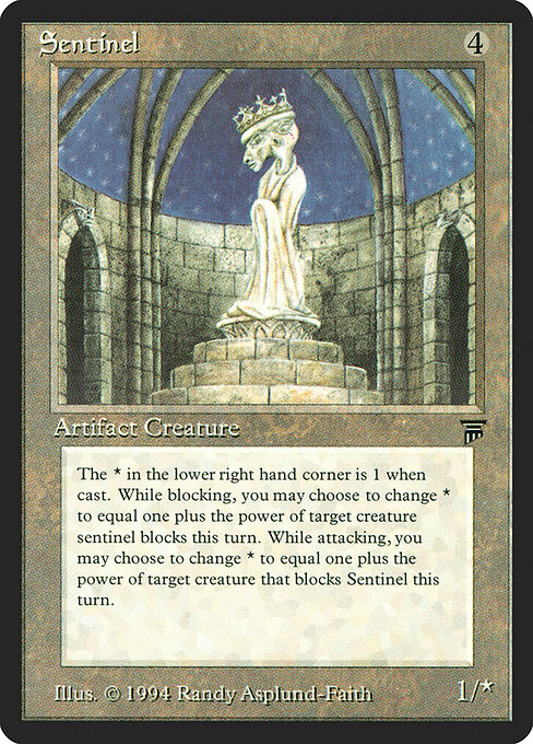 Sentinel - Legends (#294) - Illustrated by Randy Asplund-Faith - Magic: The Gathering Card