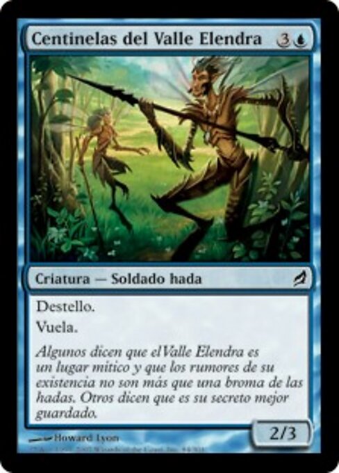 Sentinelle di Gola Elendra (Sentinels of Glen Elendra) - Jumpstart 2022 (#344) - Illustrated by Howard Lyon - Magic: The Gathering Card