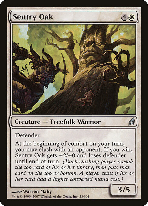 Sentry Oak - Lorwyn Magic card