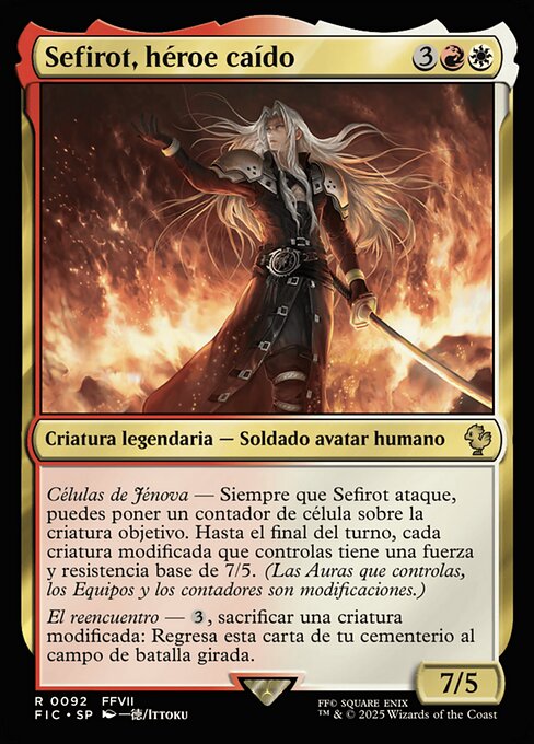Sephiroth, Fallen Hero
