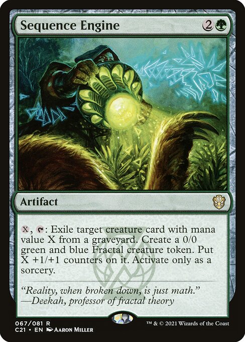 Sequence Engine - Commander 2021 Magic card