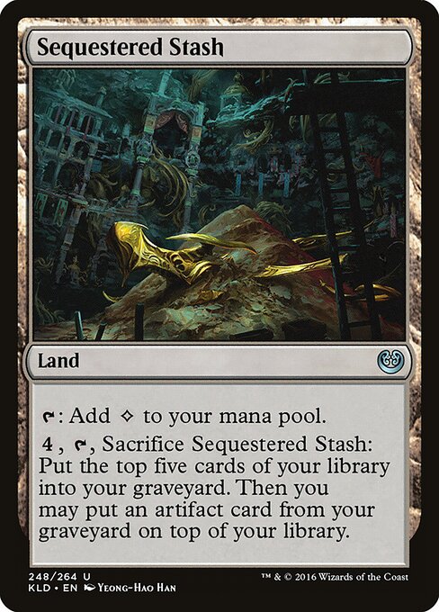 Sequestered Stash - Kaladesh Magic card