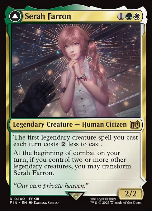 Serah Farron // Crystallized Serah - Final Fantasy Magic card
