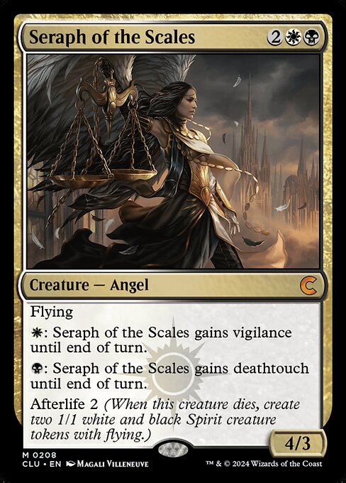 Seraph of the Scales - Ravnica: Clue Edition Magic card
