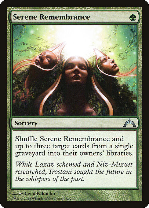 Serene Remembrance - Gatecrash Magic card