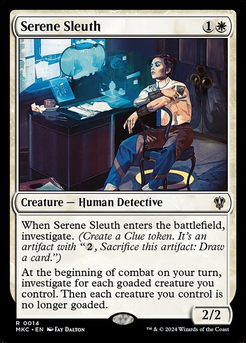 Serene Sleuth - Murders at Karlov Manor Commander Magic card
