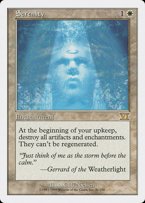 Serenity - Classic Sixth Edition Magic card