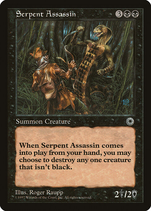 Serpent Assassin - Portal Magic card
