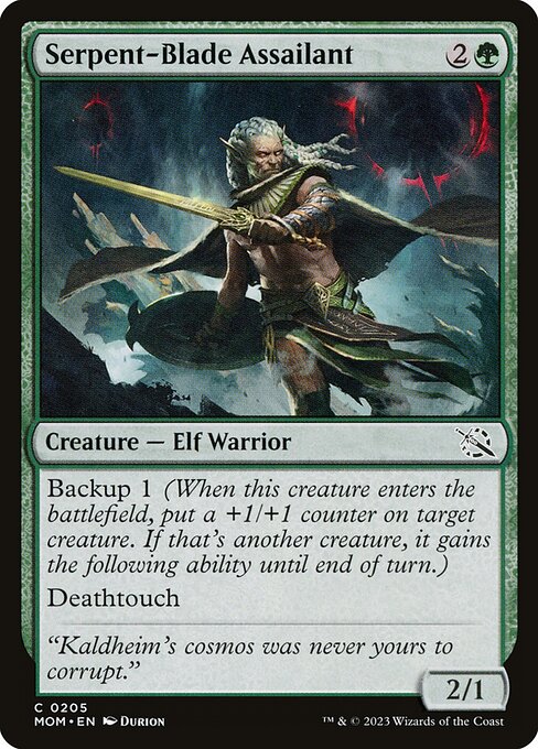 Serpent-Blade Assailant - March of the Machine Magic card