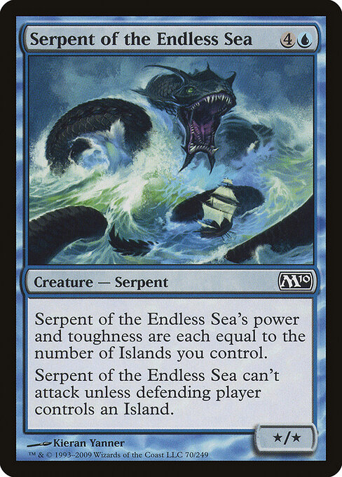 Serpent of the Endless Sea - Magic 2010 Magic card