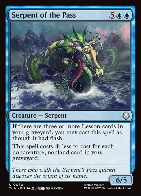 Serpent of the Pass - Avatar: The Last Airbender Magic card