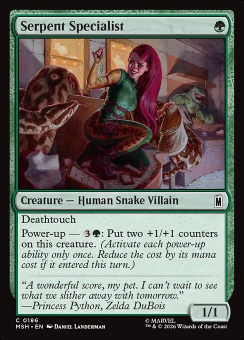 Serpent Specialist - Marvel Super Heroes Magic card