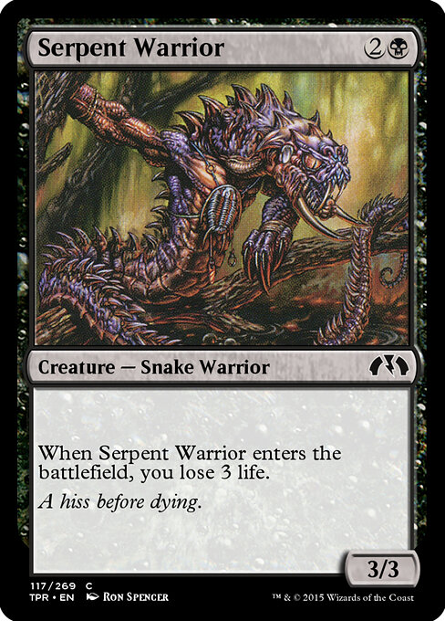 Serpent Warrior - Tempest Remastered Magic card
