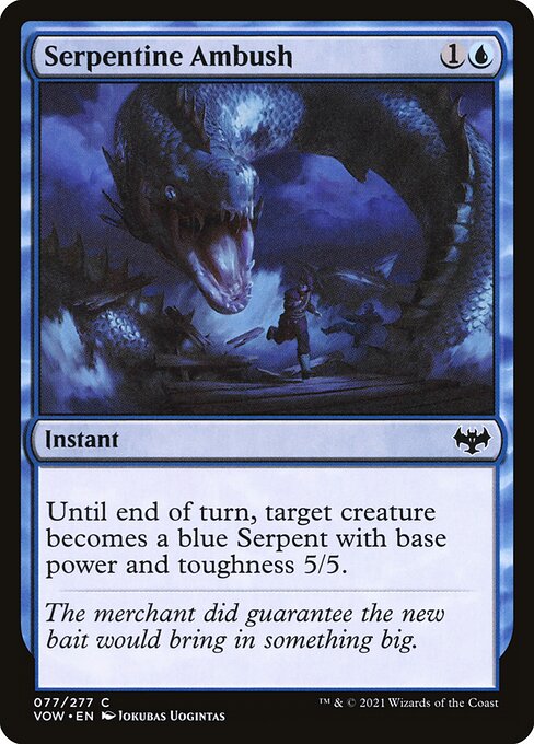 Serpentine Ambush - Innistrad: Crimson Vow Magic card