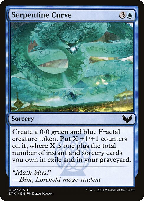 Serpentine Curve - Strixhaven: School of Mages Magic card