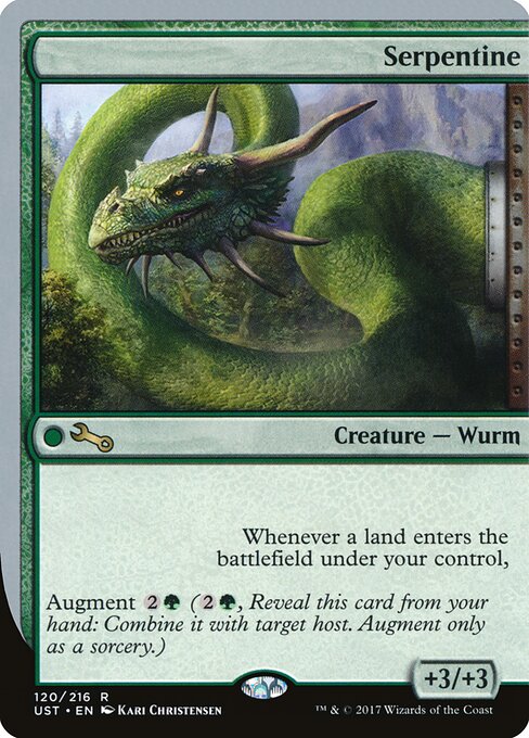 Serpentine - Unstable Magic card