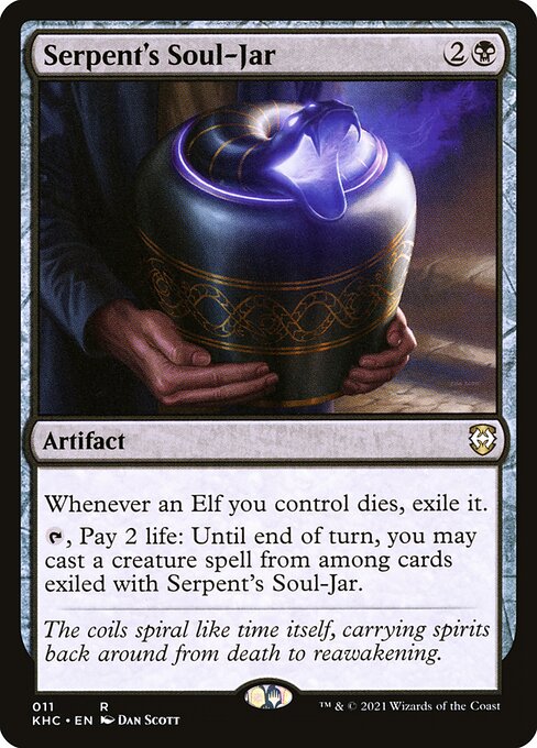 Serpent's Soul-Jar - Kaldheim Commander Magic card