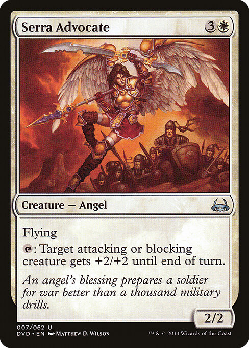 Serra Advocate - Duel Decks Anthology: Divine vs. Demonic Magic card
