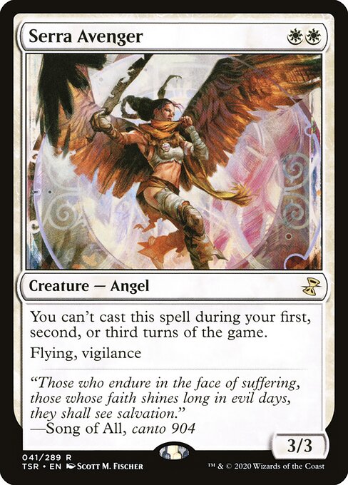 Serra Avenger - Time Spiral Remastered Magic card