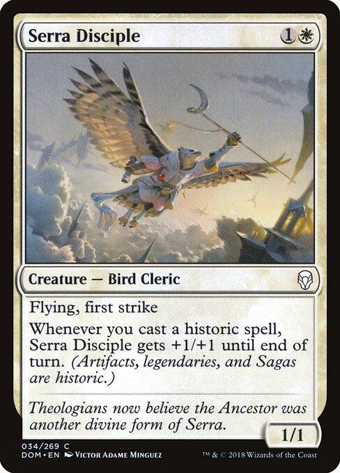 Serra Disciple - Dominaria Magic card