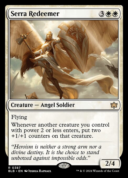 Serra Redeemer - Bloomburrow Magic card