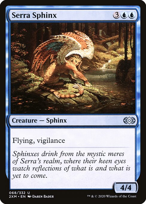 Serra Sphinx - Double Masters Magic card