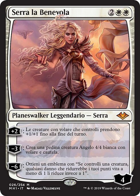 善心撒拉 (Serra the Benevolent) - Modern Horizons (#26) - Illustrated by Magali Villeneuve - Magic: The Gathering Card