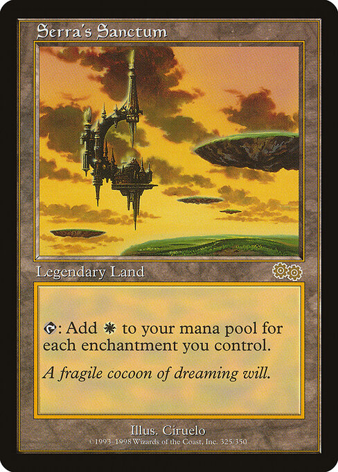 Serra's Sanctum - Urza's Saga Magic card