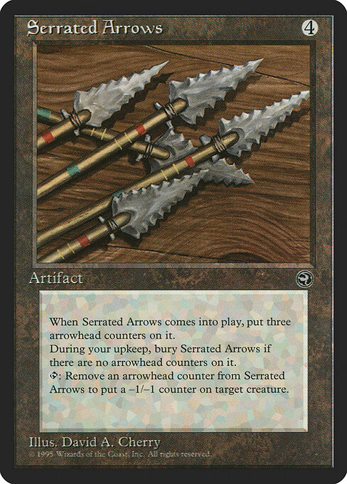 Frecce Dentellate (Serrated Arrows) - Time Spiral Timeshifted (#114) - Illustrated by David A. Cherry - Magic: The Gathering Card