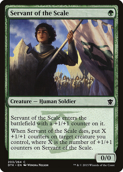 Servant of the Scale - Dragons of Tarkir Magic card