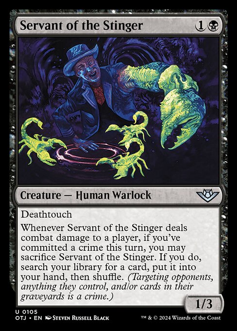 Servant of the Stinger - Outlaws of Thunder Junction Magic card