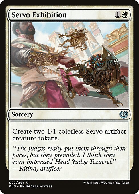 Servo Exhibition - Kaladesh Magic card