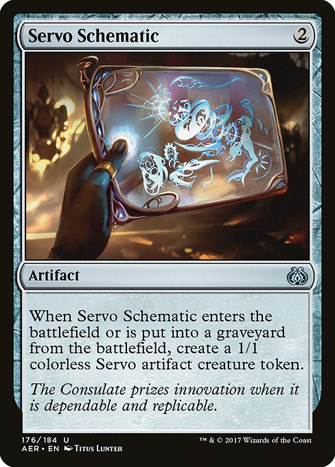 Servo Schematic - Aether Revolt Magic card