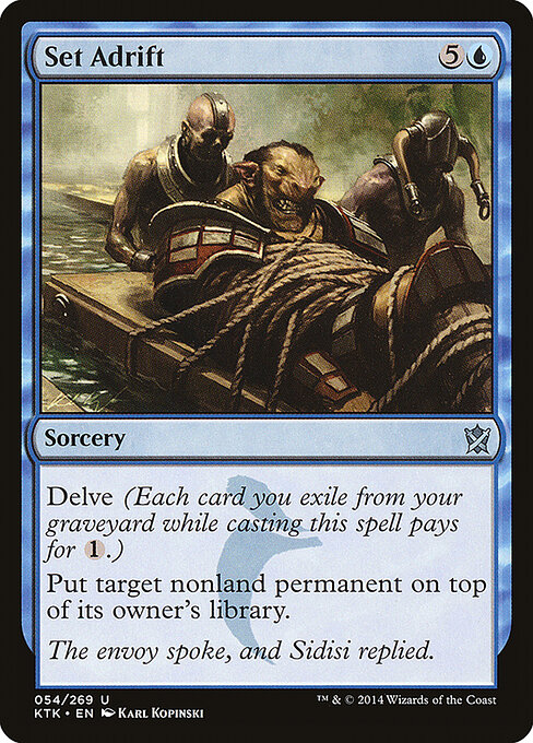 Set Adrift - Khans of Tarkir Magic card