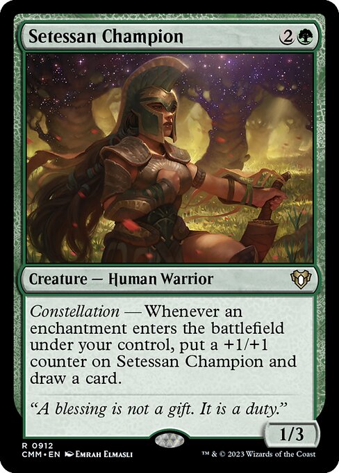 Setessan Champion - Commander Masters Magic card