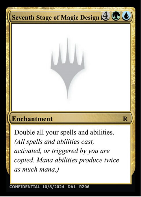 Seventh Stage of Magic Design - Unknown Event Magic card