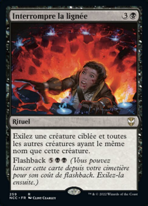 Interrompere la Stirpe (Sever the Bloodline) - Commander 2015 (#136) - Illustrated by Clint Cearley - Magic: The Gathering Card