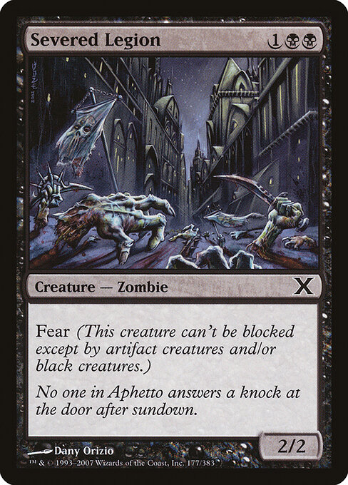 Severed Legion - Tenth Edition (#177) - Illustrated by Dany Orizio - Magic: The Gathering Card